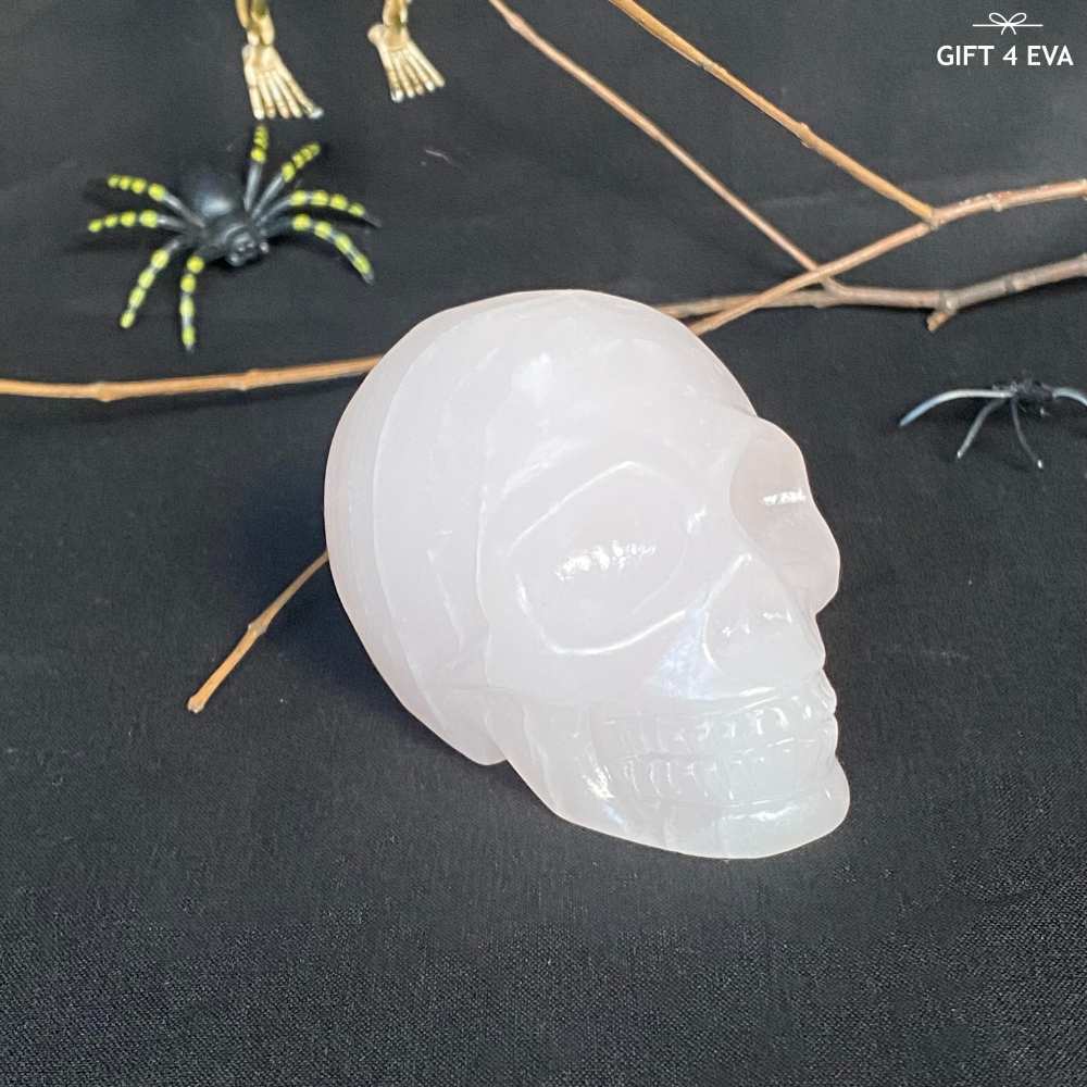 Pink Calcite Skull