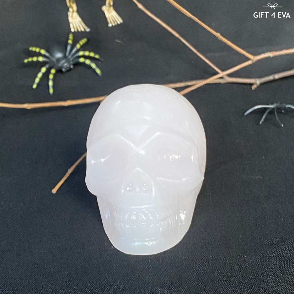 Pink Calcite Skull