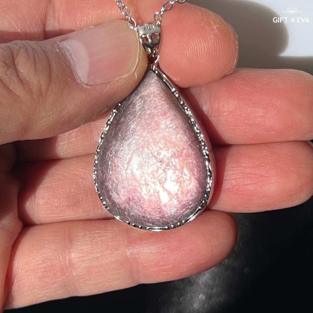 Lenna Lepidolite 925 Silver Pendant