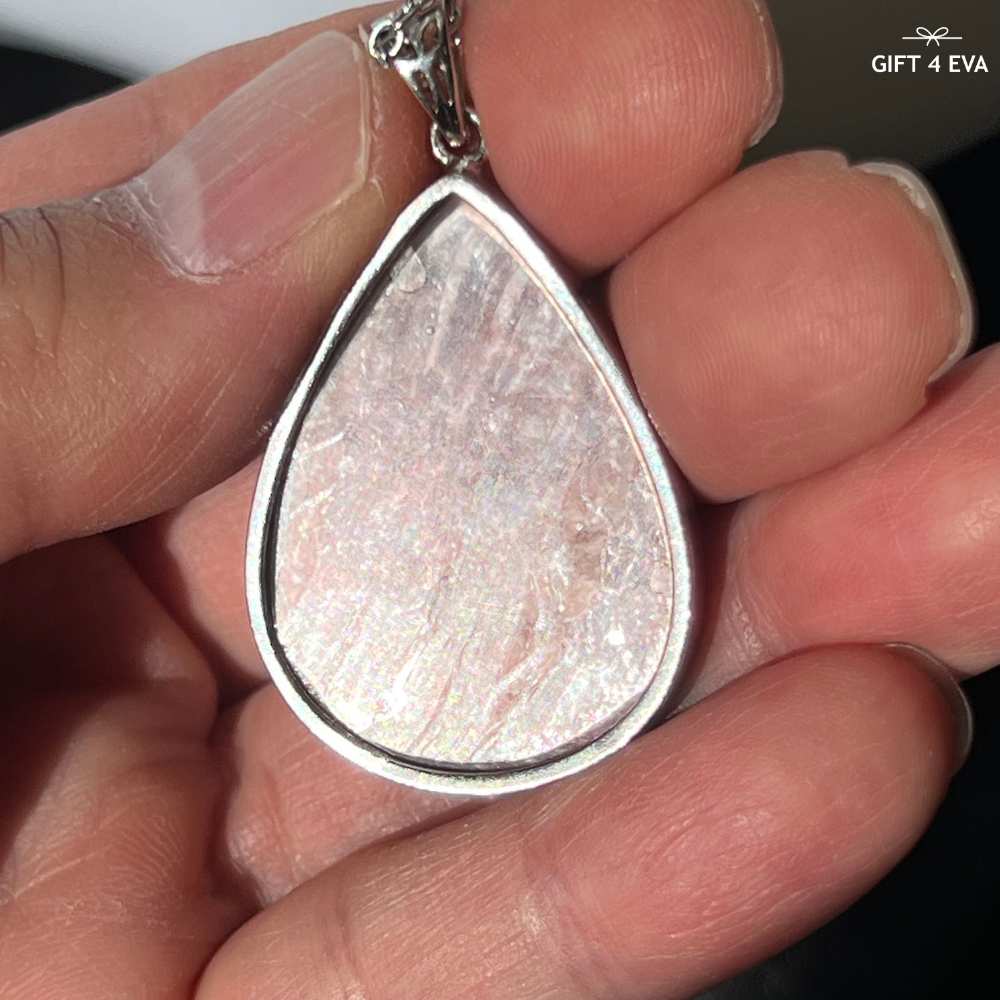 Lenna Lepidolite 925 Silver Pendant