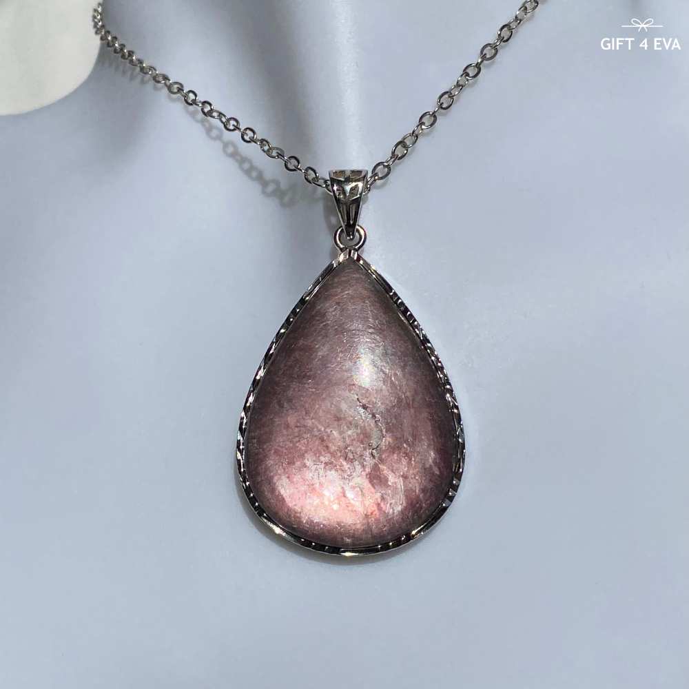Lenna Lepidolite 925 Silver Pendant