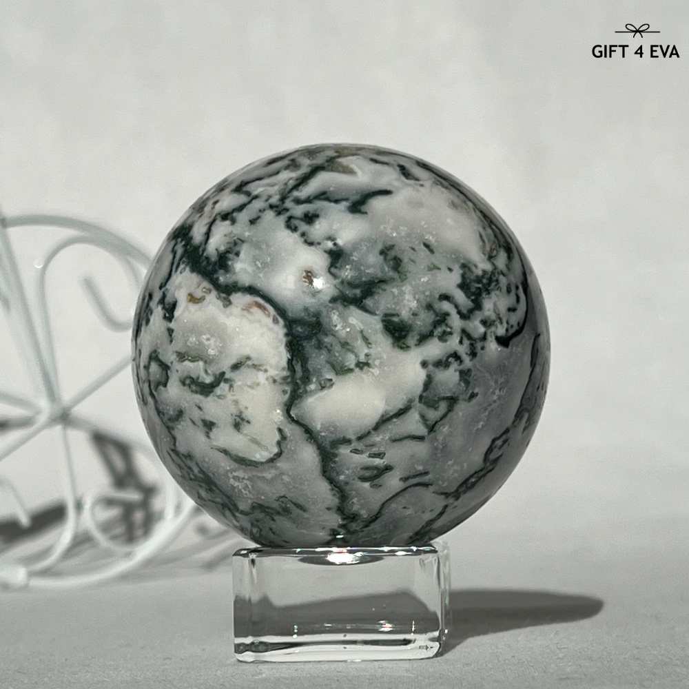 Moss Agate Sphere 57MM