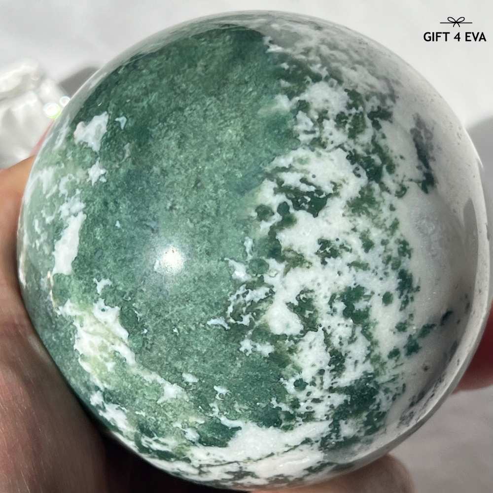 Moss Agate Sphere 73MM