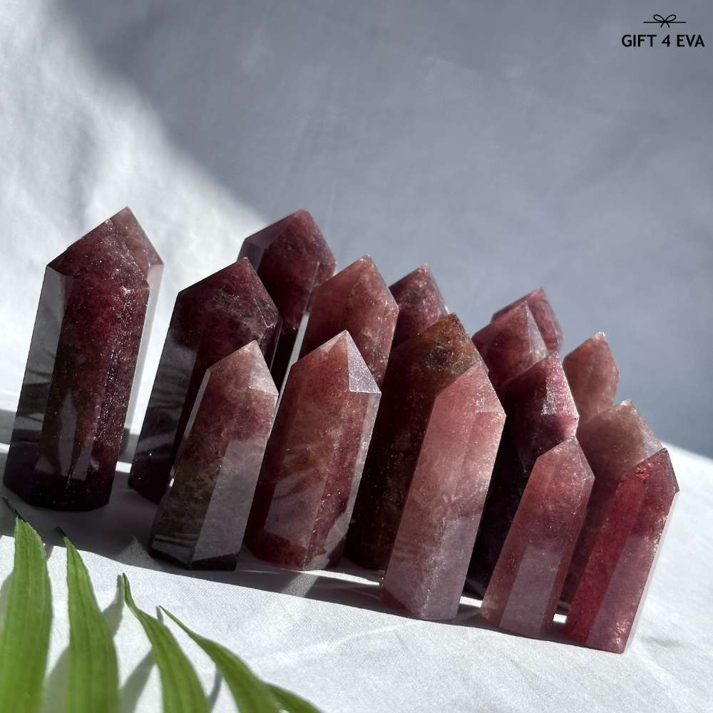 Strawberry Quartz Points - Assorted