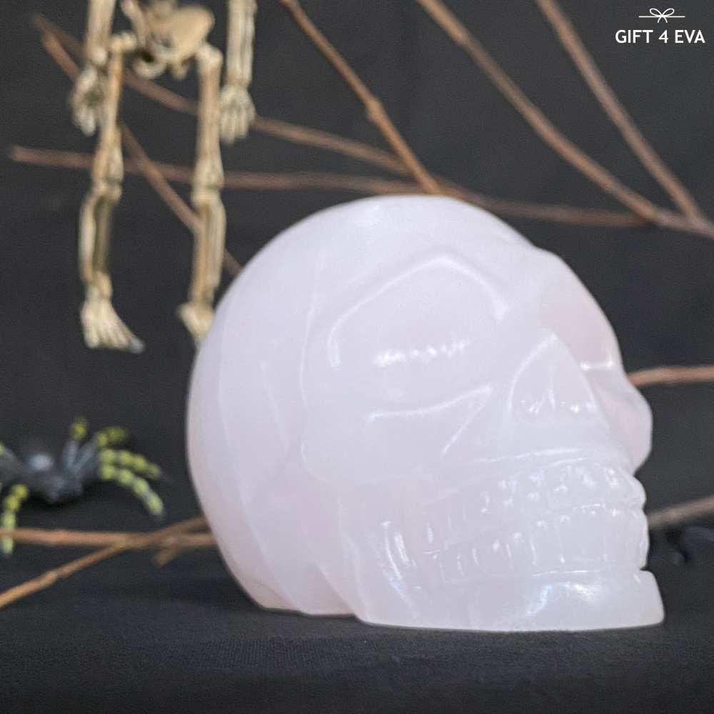 Pink Calcite Skull