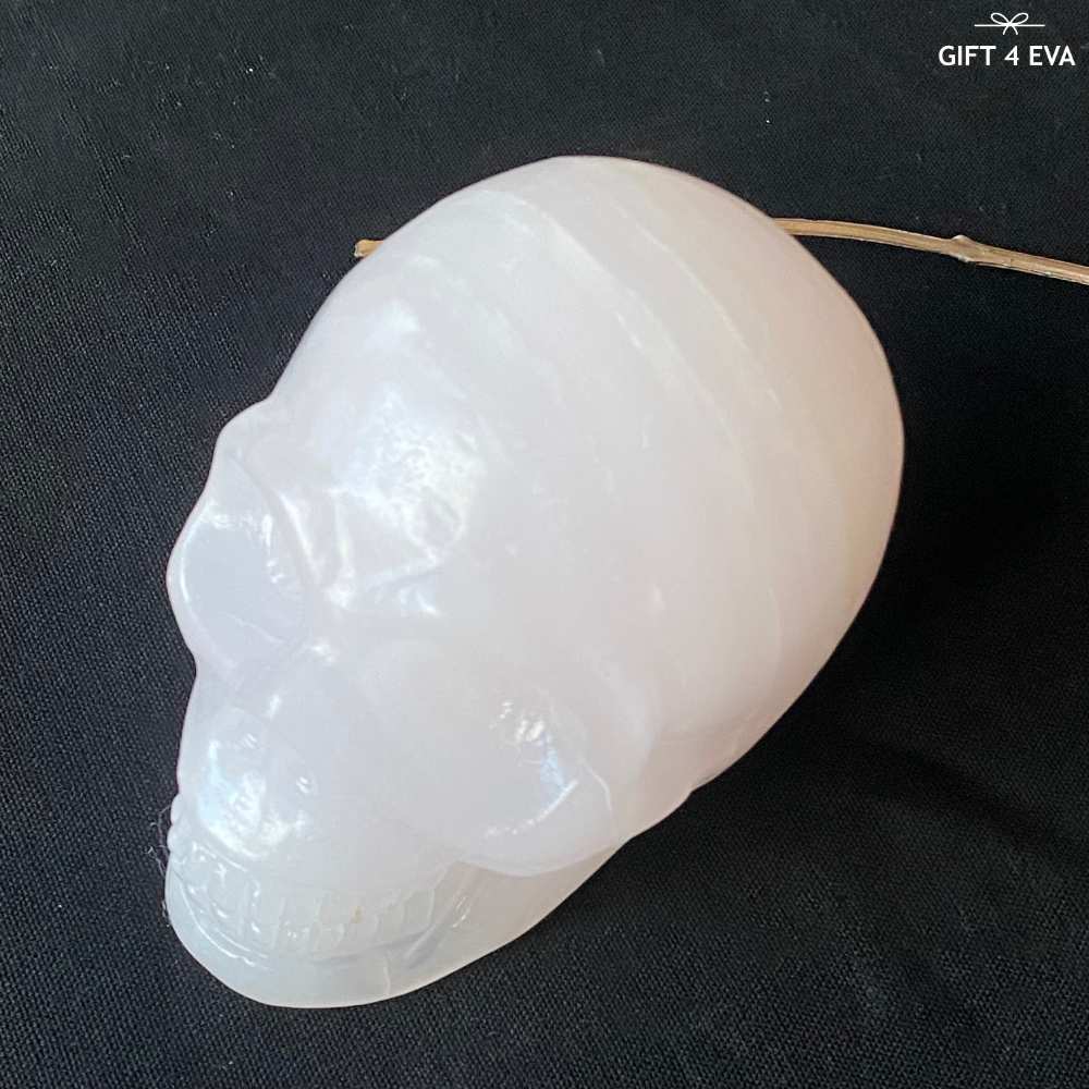 Pink Calcite Skull