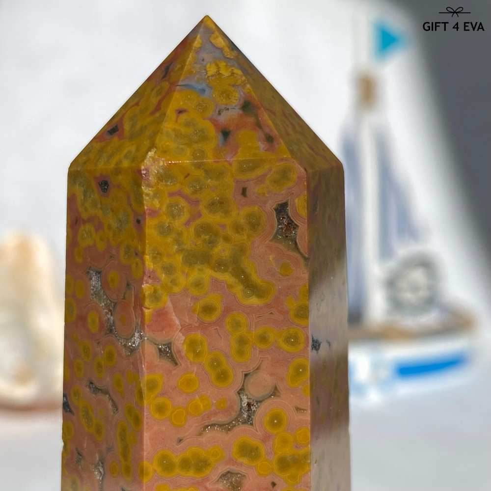 Orbicular Ocean Jasper Point 87MM