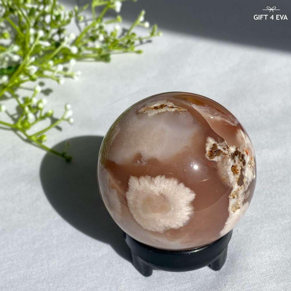Flower Agate Sphere 53MM