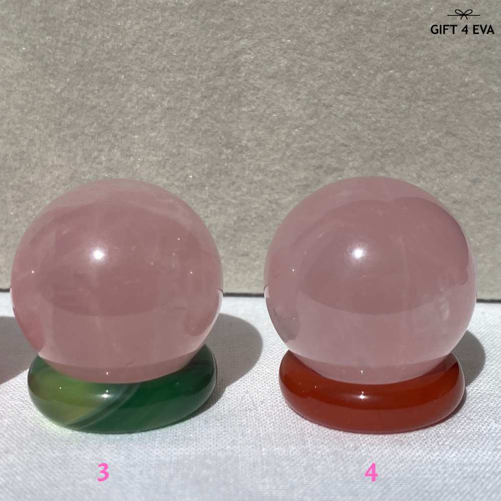 Mini Rose Quartz Sphere - Assorted