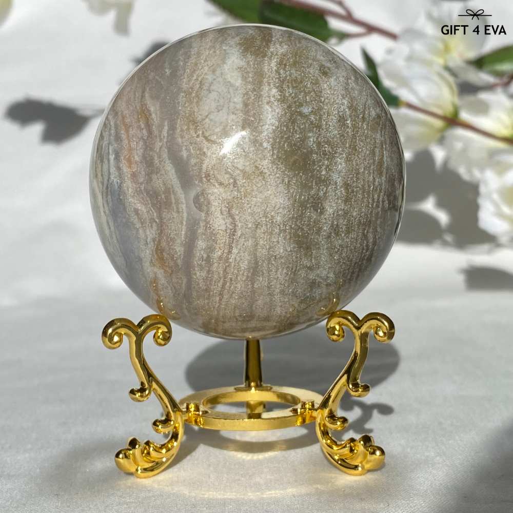 Pastel Ocean Jasper Sphere 61MM