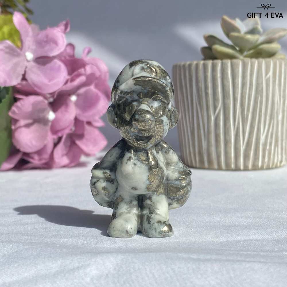 Pyrite in Quartz Mario