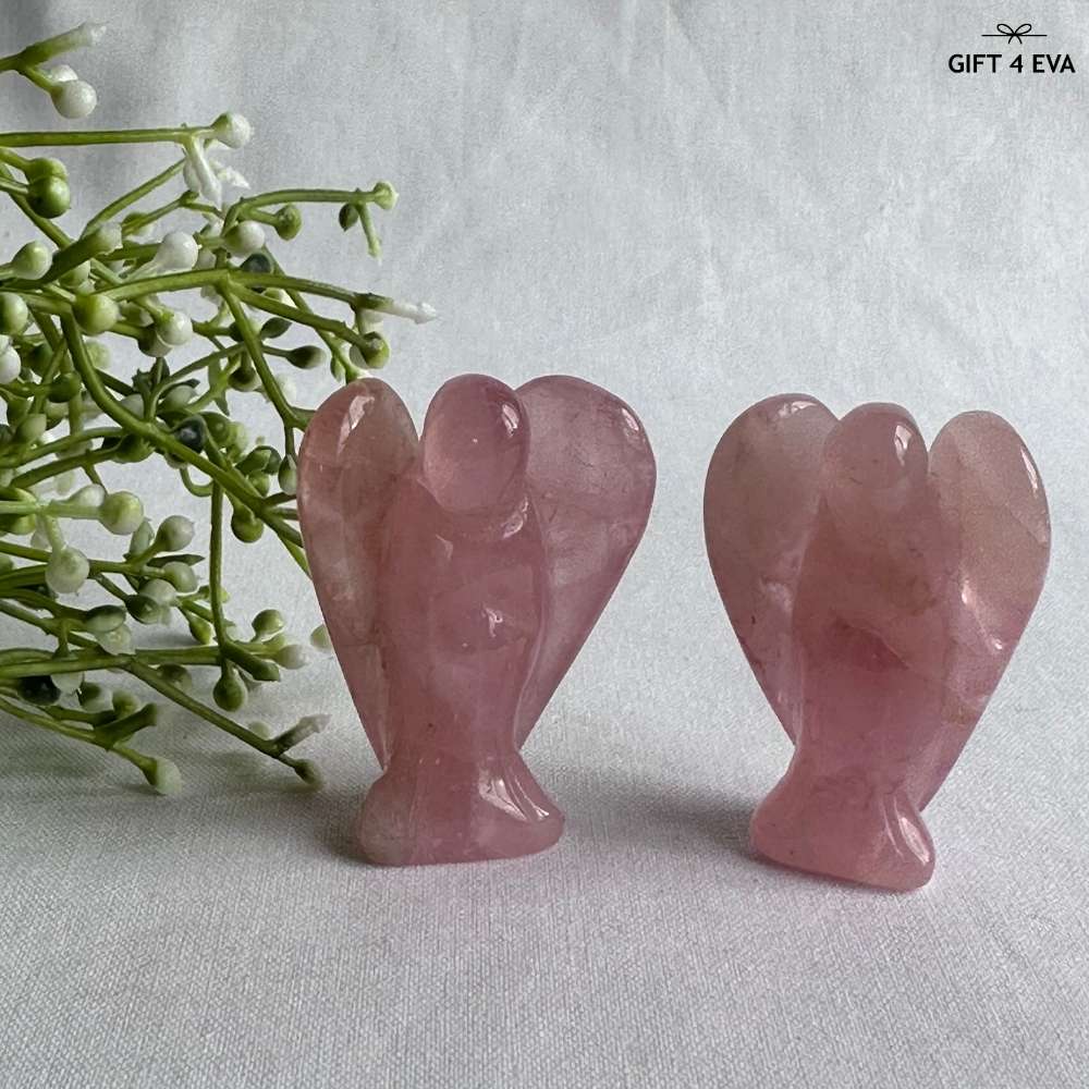 Rose Quartz Angel - Small