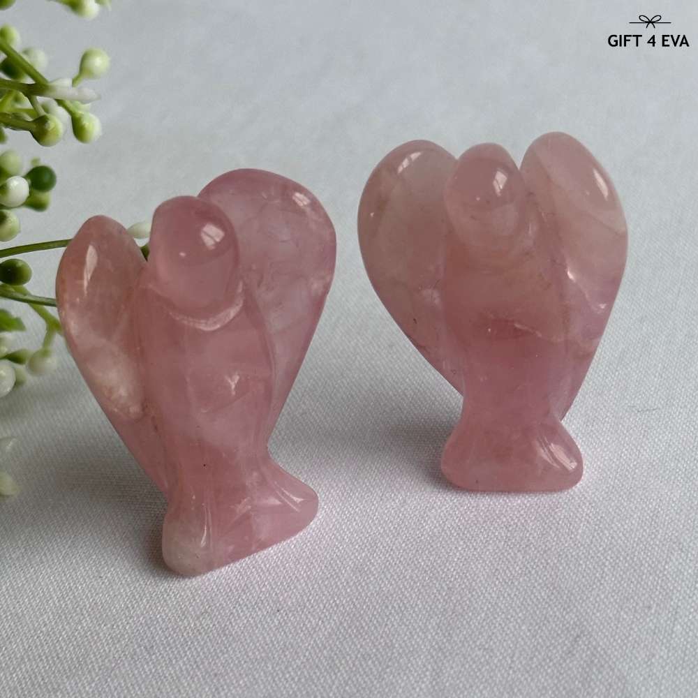 Rose Quartz Angel - Small