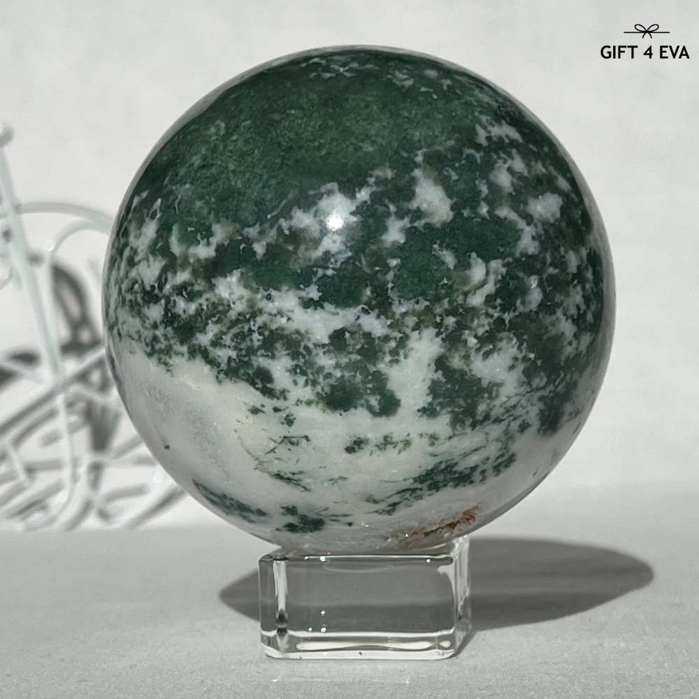 Moss Agate Sphere 73MM