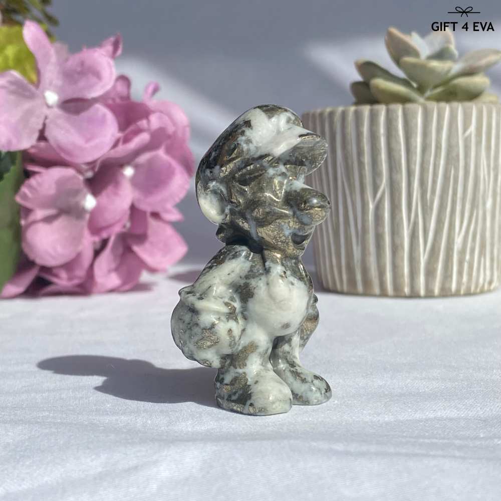 Pyrite in Quartz Mario