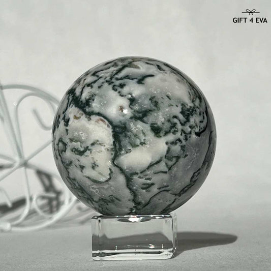 Moss Agate Sphere 57MM