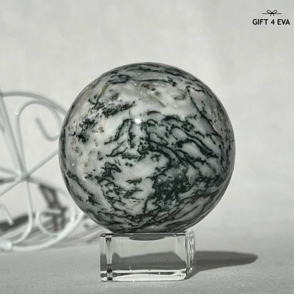 Moss Agate Sphere 57MM
