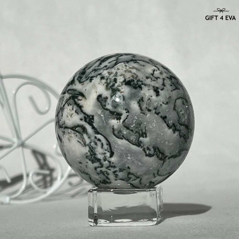 Moss Agate Sphere 57MM
