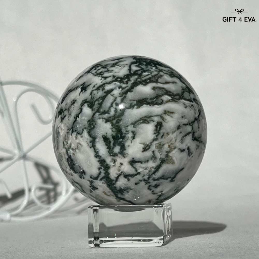 Moss Agate Sphere 57MM