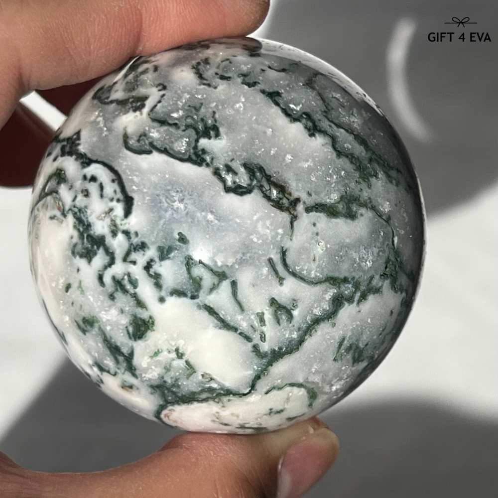 Moss Agate Sphere 57MM