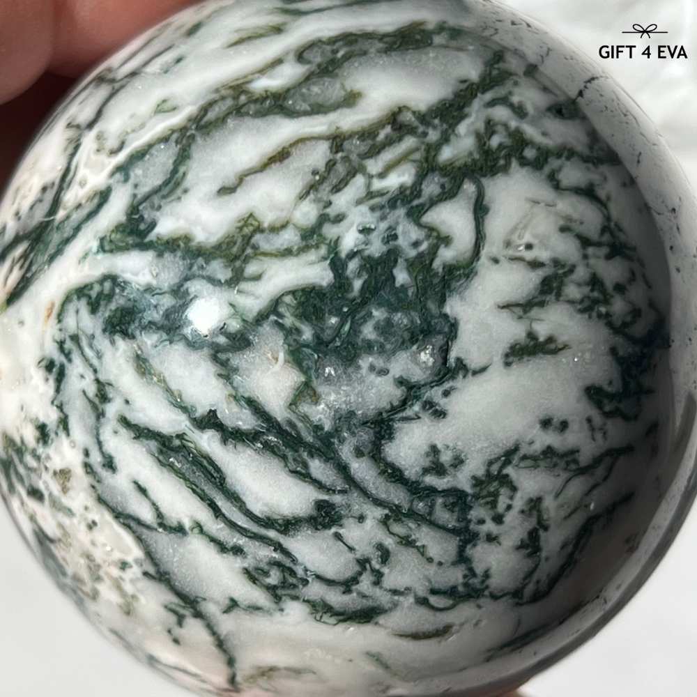 Moss Agate Sphere 57MM