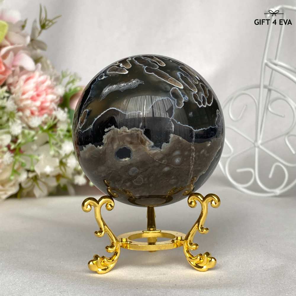 Volcanic Agate Sphere 62MM