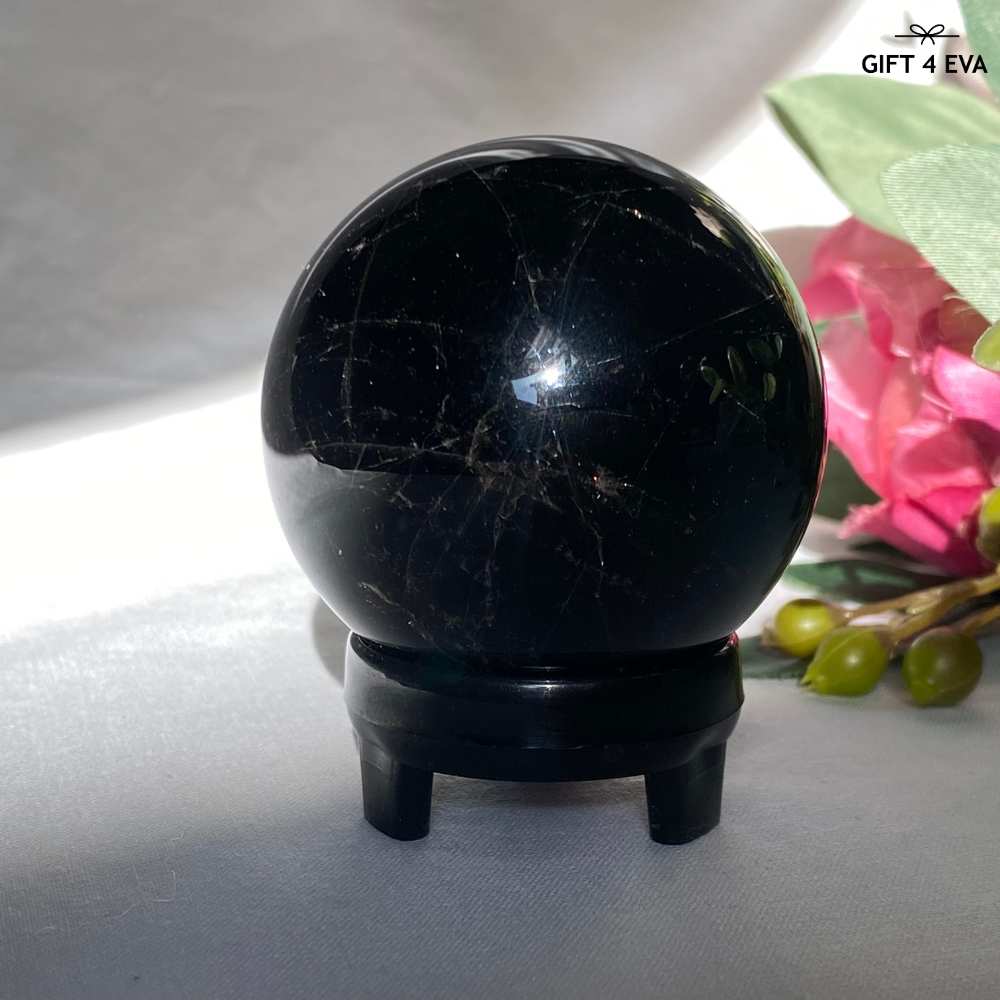 Black Rose Quartz Sphere 54MM