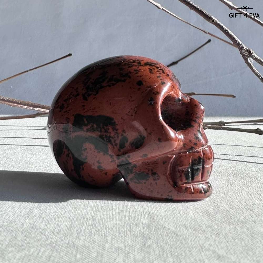 Mahogany Obsidian Skull