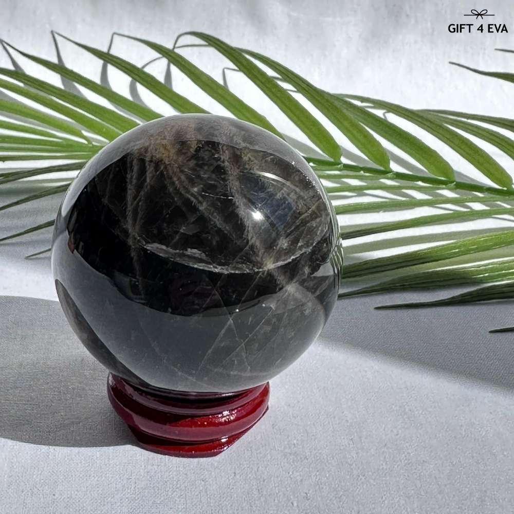 Black Moonstone Sphere 57MM