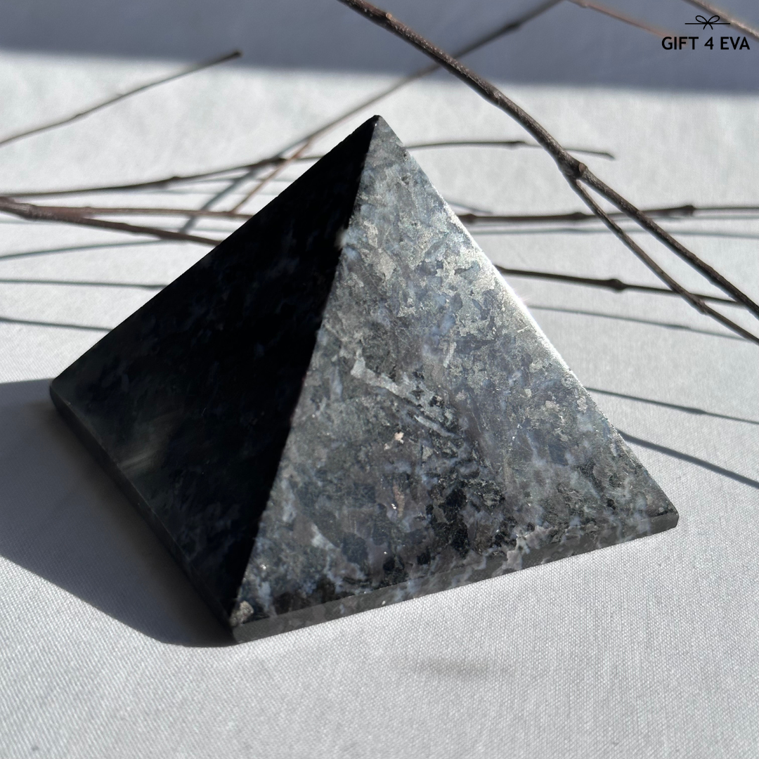 Indigo Gabbro Pyramid - Large