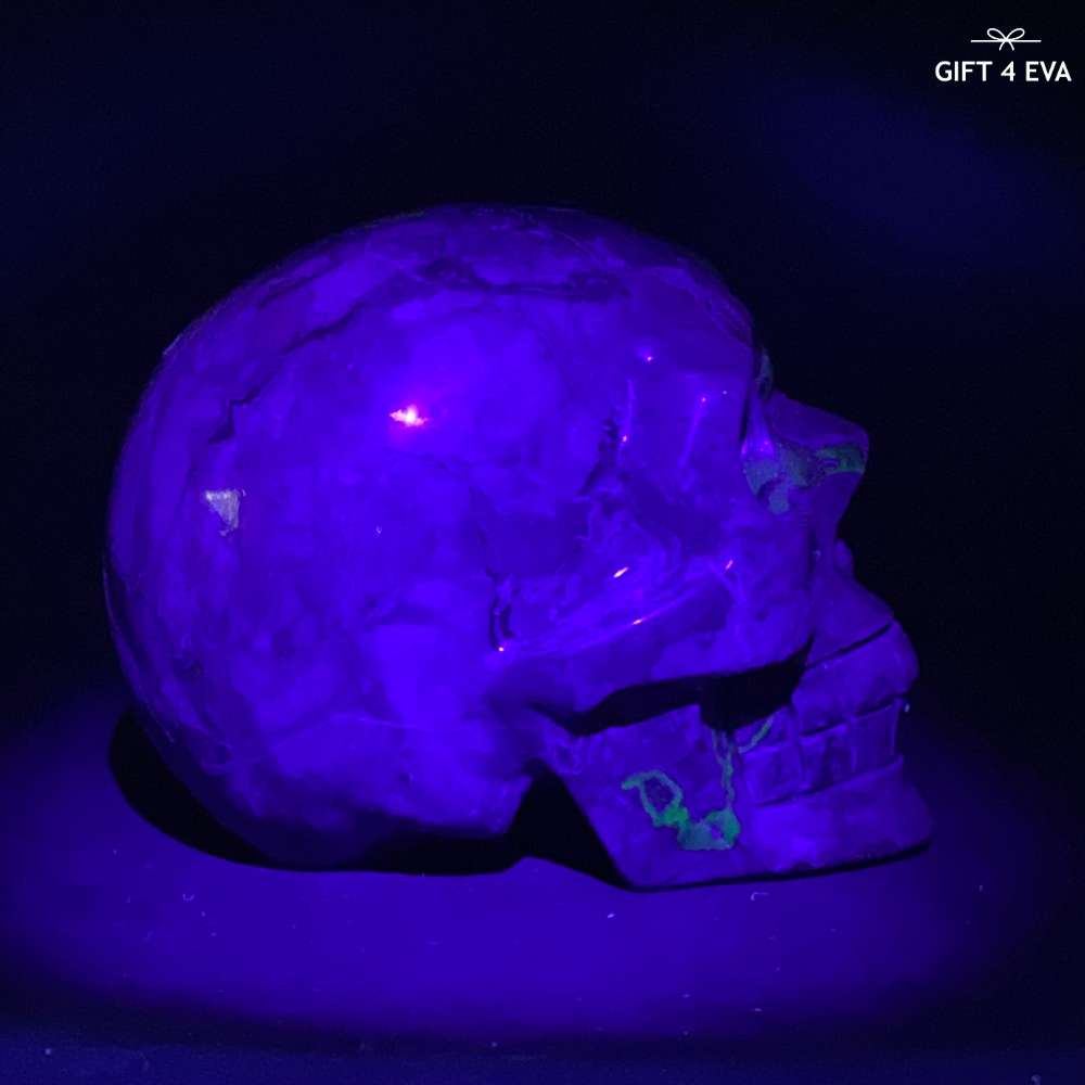 Volcanic Agate Skull